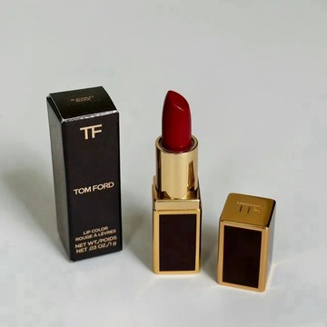 【專櫃正品】TOM FORD 湯姆福特 黑管口紅 斯嘉麗紅16# 1g 迷你脣膏 啞光口紅 顯白 烈燄幻魅 提升氣色