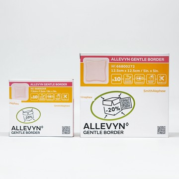 史耐輝 ALLEVYN 矽膠愛力膚敷料 10片入 / 盒裝 (滅菌) 兩種尺寸 ( 7.5x7.5 、 12.5x12.5 )