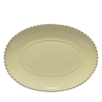 Costa Nova Lilly Green Pearl Oval Platter