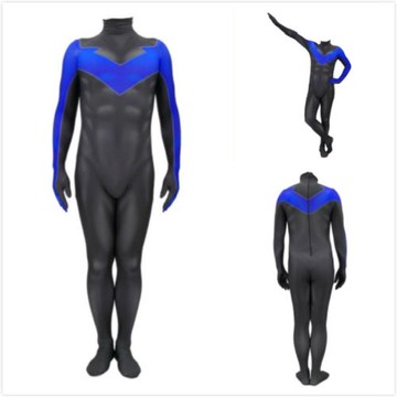 DC超級英雄蝙蝠俠夜翼萊卡緊身連體衣cosplay演出扮演服裝萬圣節