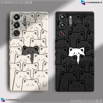 卡通貓咪手機殼 三星S26 S25 S24 S23 S22 S21 S20 FE S10 Note10 Note20