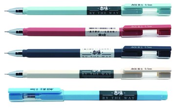 英士 J404 六角桿中性筆 (0.5mm) (5入)【APP滿額下單10%點數(單一帳號最高5000點)】1/31止