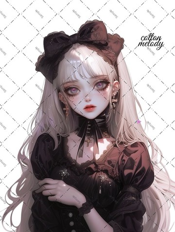 原創貼紙 no.1654 人物貼紙 原創貼紙 女孩貼紙 原創人物貼紙