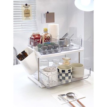 杯子收納杯架置物架水杯架家用咖啡架子茶杯水杯桌面托盤杯子神器