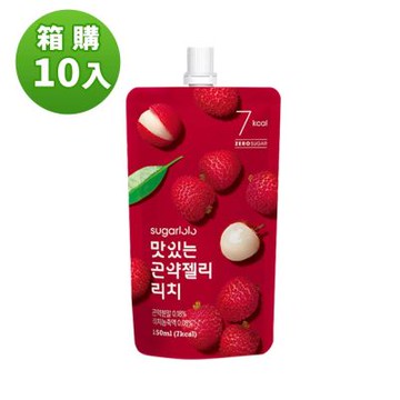 韓味不二 蒟蒻果凍飲150mlx10包/盒(荔枝/水蜜桃/蘋果/石榴/優格/百香果/白葡萄/葡萄柚/山竹/芒果)