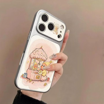娃娃機星星人適用iPhone17ProMax/16Pro小羊皮手機殼女1514防摔13