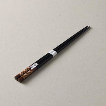 有種創意 - 日本川上 - 寄木黑檀木筷-大(23.5cm)