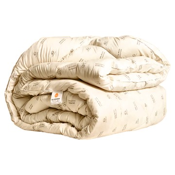 田中保暖試驗所 100%紐西蘭純新小羊毛被  單人  6.5 x 4.5尺  米色