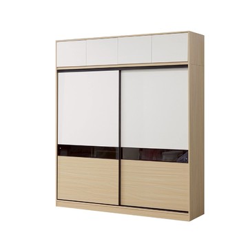 ASSARI-卡蘿經典7尺加高推門衣櫃(寬210x深60x高240cm)