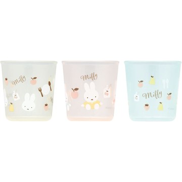 Skater BCUP1AG 抗菌漱口牙刷練習杯 3入組  米菲兔  1組