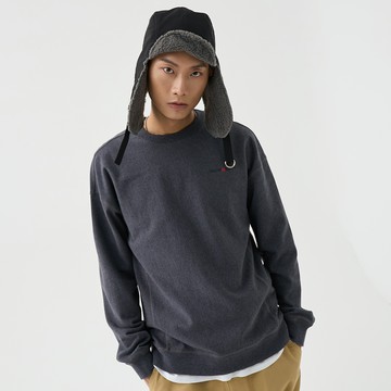 落肩感車線設計大學TEE(暗灰)-男