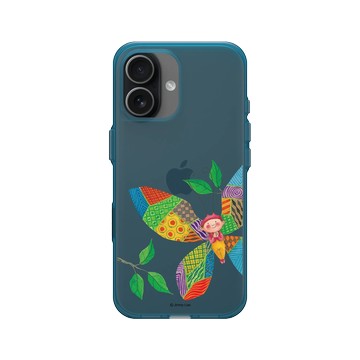 iPhone 17 Clear (相機按鈕) 夜幕藍 - 幾米 Jimmy Liao - 我的錯都是大人的錯-飛舞