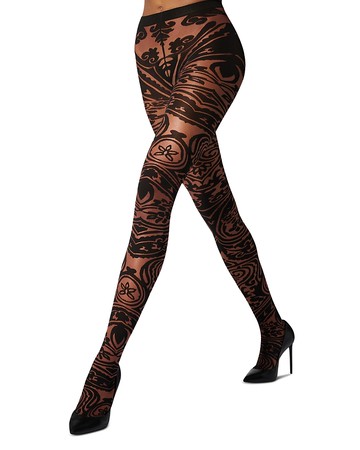 Wolford Paisley Tattoo Tights