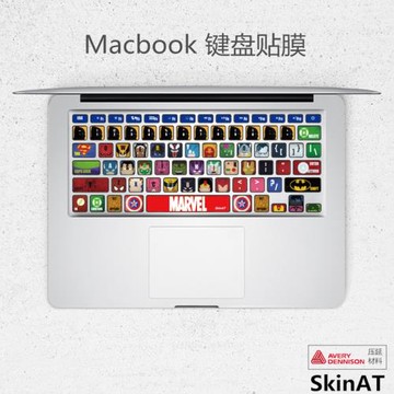 SkinAT 適用于蘋果電腦鍵盤貼紙 MacBook Air15貼膜 Pro保護貼膜