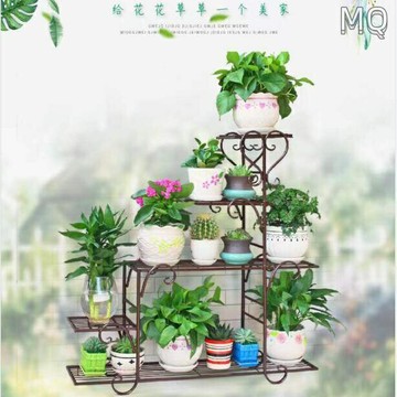 全新 鐵藝花架多層室內特惠特價家用陽臺置物架鐵藝多肉植物架園藝花架客廳省空間花盆落地式花架置物架盆栽架