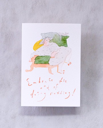 無所事事  心意卡