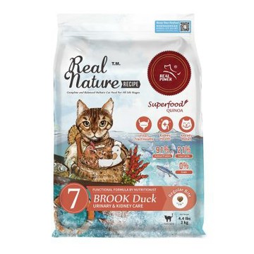【Real Power 瑞威】 貓糧7號 -河畔雞鴨 2kg 泌尿腎臟配方 (貓糧/貓飼料/貓乾糧)