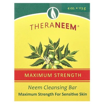 Organix South, TheraNeem®，印楝潔面皁，特強型，適用於敏感皮膚，4 盎司（113 克）