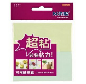N次貼 62784 超粘可再貼標籤  模造綠+藍  60張/2本【APP滿額下單4%點數(單一帳號最高1000點)】7/31止