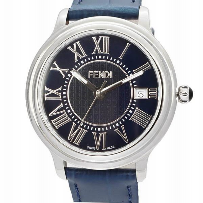 期間限定P10倍》フェンディ FENDI 腕時計 メンズ クラシコ ラウンド CLASSICO ROUND 38mm ネイビー F256013031  | LINEショッピング