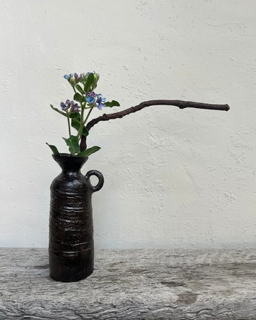 凹凸 單耳 花器 花瓶 | 陶器皿