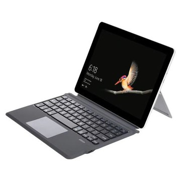 適用微軟Surface pro3磁吸4567通用藍牙鍵盤go觸控七彩背光鍵盤