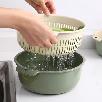 創意家居用品生活日用品實用百貨居家用小東西宿舍神器雙層洗菜籃