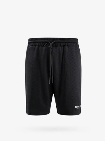 Nylon bermuda shorts with frontal logo print - REPRESENT - gender_Man