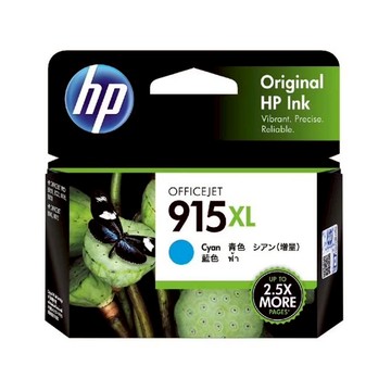 HP 915XL 高列印量青色原廠墨水匣 3YM19AA 適用 OfficeJet Pro 8020/8025