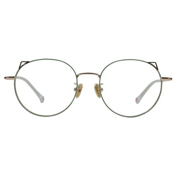 K-DESIGN動物聯萌 | 萌Q貓耳 圓框眼鏡 | 春芽綠