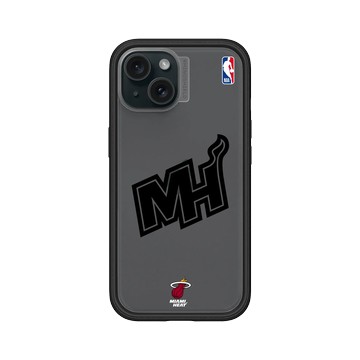 iPhone 15 Mod NX 黑 - NBA - B&W-邁阿密熱火 Miami Heat B&W - Light