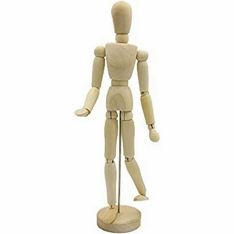 木製デッサン人形 マネキン モデル 関節可動 自立 台座付き イラスト スケッチ 木製 約33cm 通販 Lineポイント最大get Lineショッピング