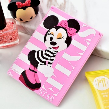 【R.FUN SHOP】迪士尼彩繪方鏡 米妮 鏡子 化妝鏡 小鏡子 化妝 CA343