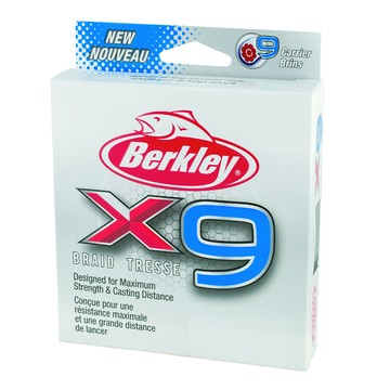 Berkley 貝克力 X9 9股編織PE線 1號 X9BFS10-GG  線徑0.1mm 長度150m  鮮豔黃色  1捲