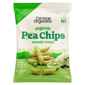 Ceres Organics 喜瑞絲 Peachips 紐西蘭有機青豌豆脆片 芥末  100g  1個
