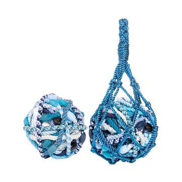 L. ERICKSON 彈力髮圈30入-細版〈蔚藍海岸〉