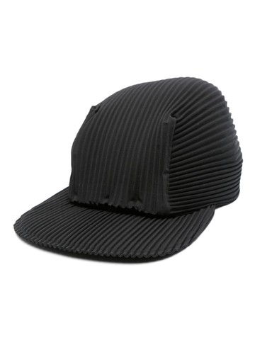 Homme Plissé Issey Miyake - plissé-effect baseball cap - men - Polyester - One Size - Black