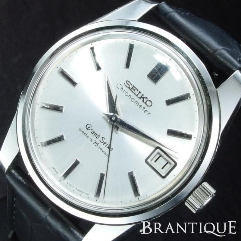 グランドセイコー GRAND SEIKO GS ダイヤショック 5722-9990 SS/革 手巻き クロノメーター 社外LB尾錠 メンズ 腕時計  「21520」 | LINEブランドカタログ