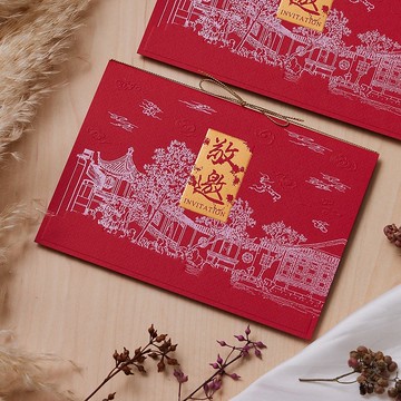 燙金邀請卡 (公版10入裝)/可加購燙金内文 C3225