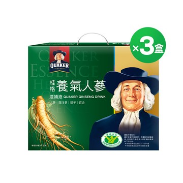 桂格 養氣人蔘盒裝30瓶X3盒(箱)