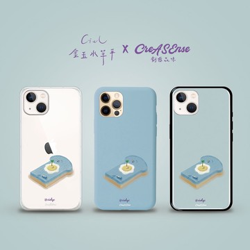 CreASEnse 聯名 金玉水草平 島嶼吐司 手機殼 空壓殼 液態矽膠 支援多型 JJAA04