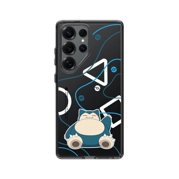 Galaxy S25 Ultra Clear 酷墨灰 - 寶可夢 Pokemon - 幾何系列-卡比獸