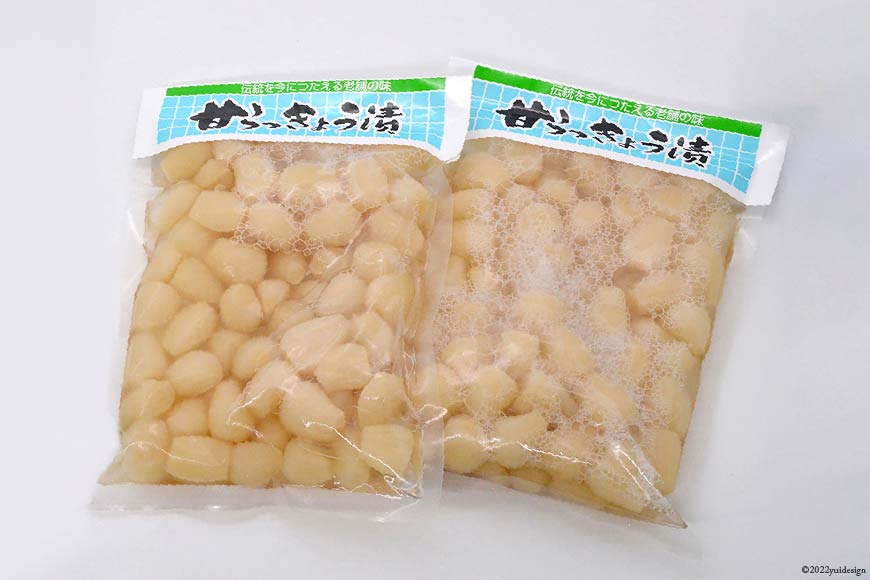  甘らっきょう漬 500g×2個 計1kg [山梨農産食品 山梨県 韮崎市 20742090] らっきょう らっきょ 漬物