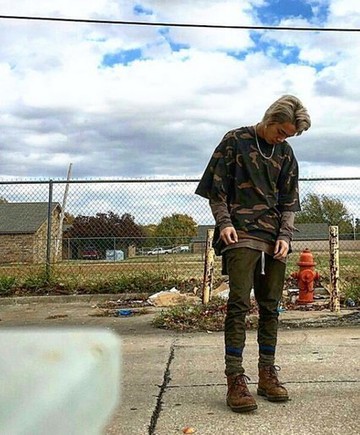 【JP.美日韓】寬鬆 蝙蝠秀 迷彩  五分袖上衣 外搭 潮流迷彩 OVK adidas