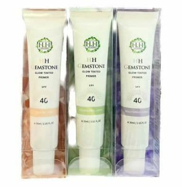 【HH 草本新淨界】寶石光防曬隔離霜(SPF40) 30ml-多款任選(粉膚色/綠色/紫色)2入組