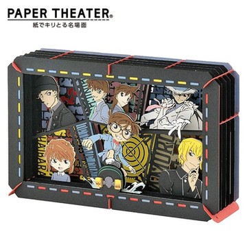 日本正版 紙劇場 名偵探柯南 紙雕模型 紙模型 立體模型 怪盜基德 赤井秀一 安室透 PAPER THEATER - 522575