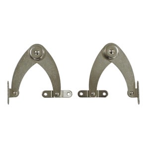 櫥櫃鉸鍊床筍9015型 鍍鎳 2入/袋