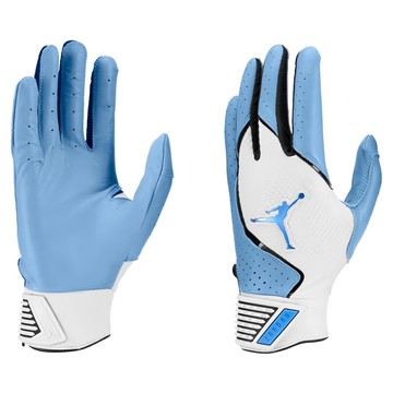NIKE 耐吉 JORDAN 喬丹 FLY ELITE 打擊手套  M號  藍色 + 白色  1組