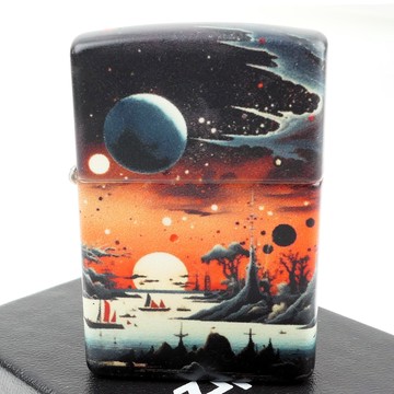 Zippo 美系 Galactic Landscape-星際景觀圖案-540色彩印工法打火機 NO.46254