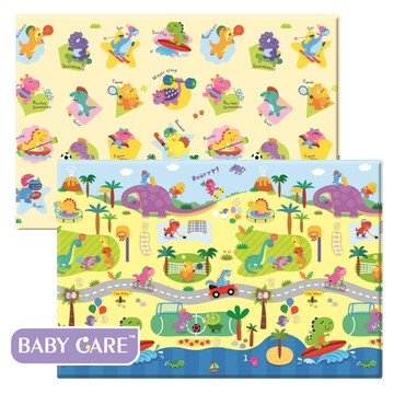 【BabyCare皇冠】遊戲墊─恐龍運動會(185x125x1.2 cm)